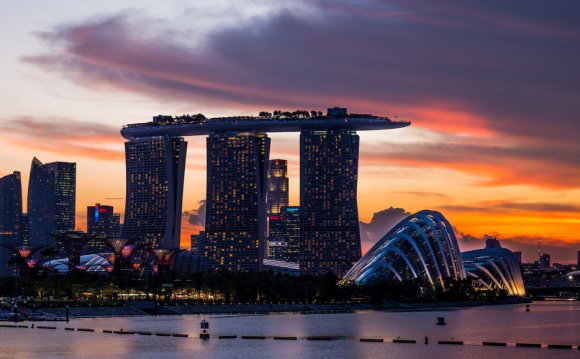 Singapore at night