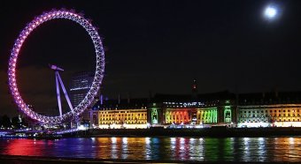 London through the night