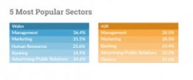 Hottest sectors for students from Southampton