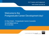 Postgraduate Careers